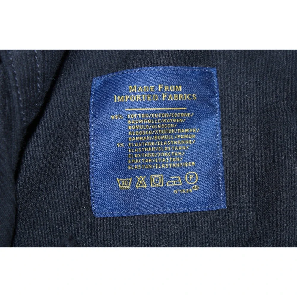 Polo Ralph Lauren Men's Size 40x30 Black Corduroy Pants